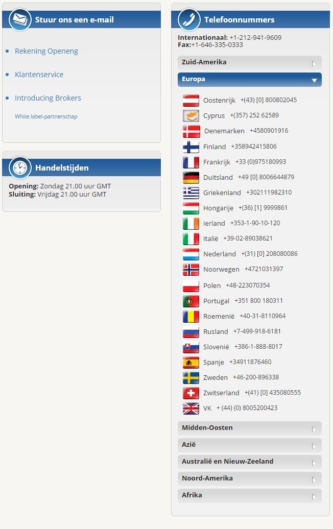 AvaTrade klantenservice