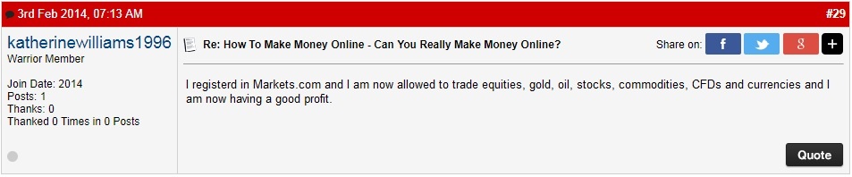 markets reputation