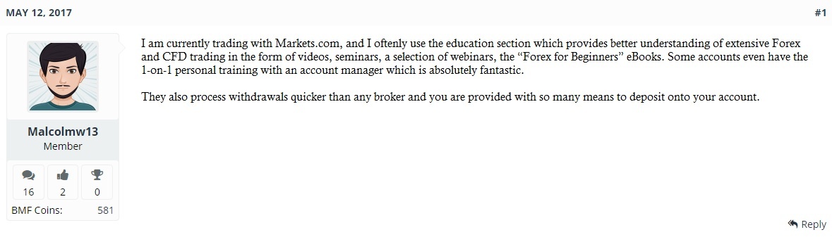 markets reputation