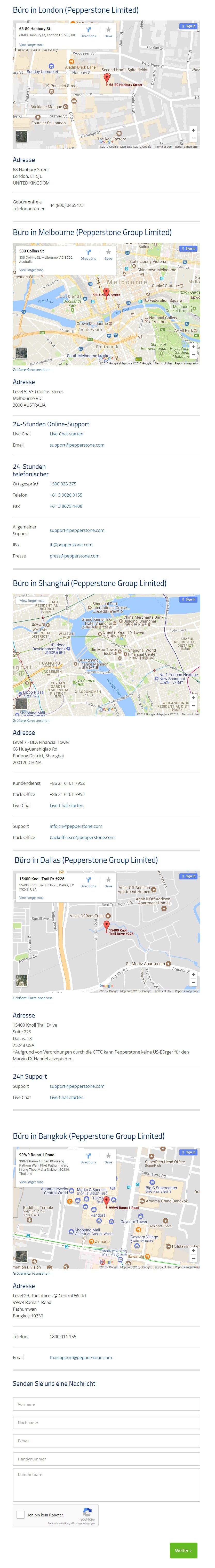 pepperstone kundendienst