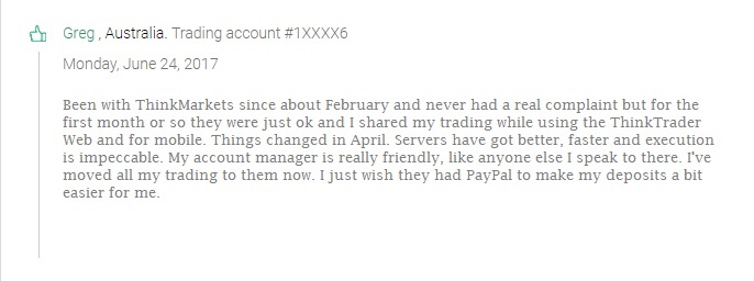 thinkmarkets reputation