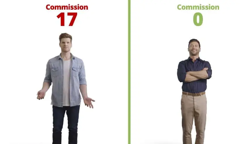 Simon and Joe's stock commissions compared