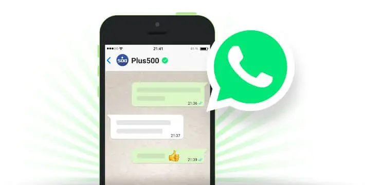 Plus500 WhatsApp Support