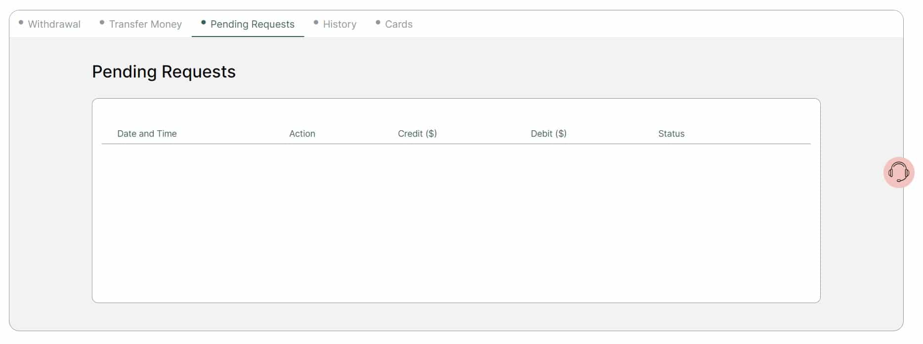 InvestMarkets pending requests