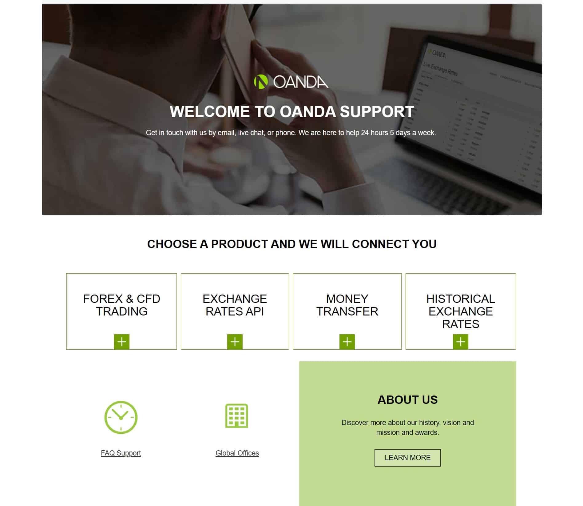 Oanda customer support